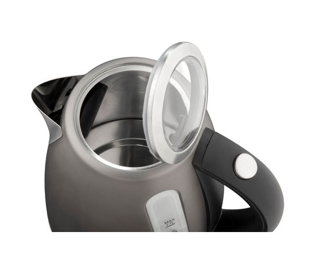 Ela 1,7 l Wasserkocher 2200 W (Anthrazit, Grau, Edelstahl) 