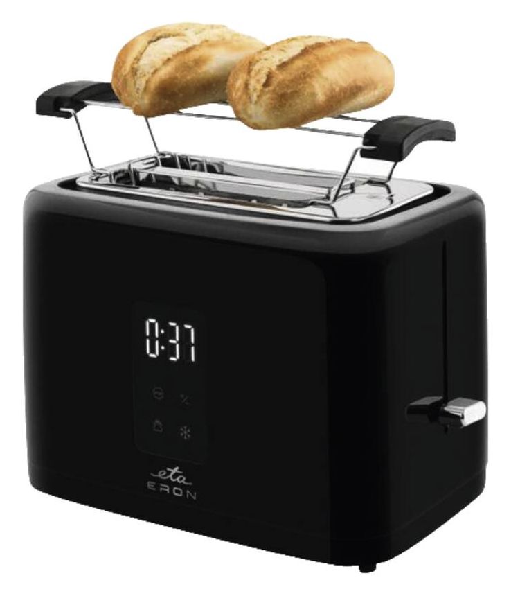 Eron Toaster 930 W 2 Scheibe(n) 7 Stufen  (Schwarz, Edelstahl) 