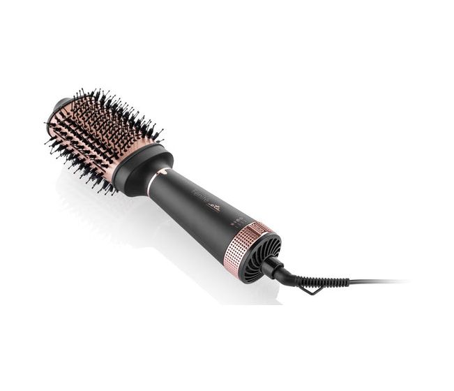 Fenite Warmluftbürste 1300 W  (Schwarz/Rose) 