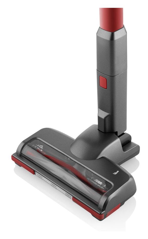 Fenix Handstaubsauger Beutellos bis 40 min Laufzeit 25,2 V HEPA  (Grau, Rot) 