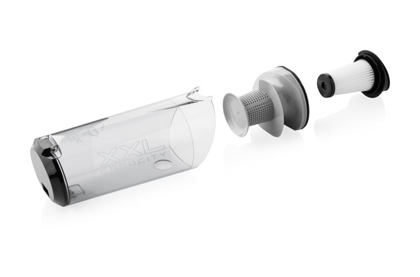 Fortelo Handstaubsauger mit Staubbeutel bis 50 min Laufzeit 36 V Zyklonal 