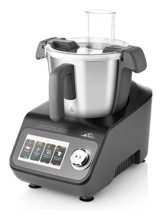 Leonardo Plus 600 W Küchenmaschine 3,5 l mit Waage  (Schwarz, Grau) 
