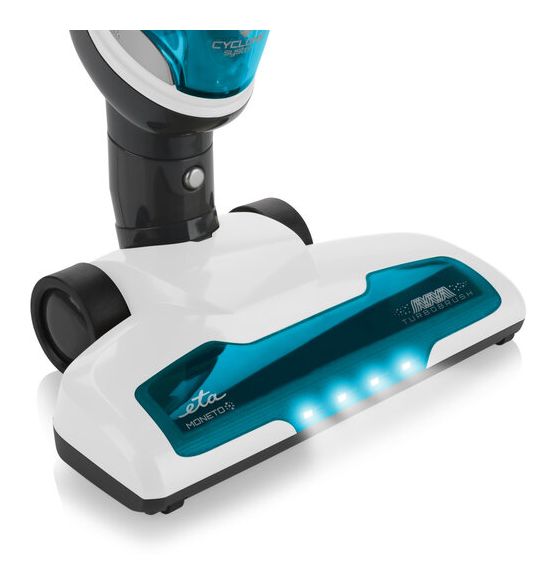 Moneto Aqua Plus Handstaubsauger Beutellos bis 50 min Laufzeit 18 V HEPA (Schwarz, Blau, Transparent, Weiß) 