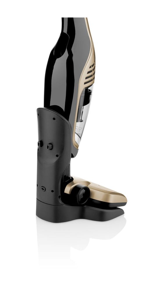 Moneto II Handstaubsauger mit Staubbeutel bis 50 min Laufzeit 25,2 V Zyklonal  (Gold) 