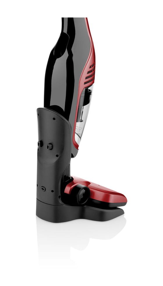 Moneto II Handstaubsauger mit Staubbeutel bis 45 min Laufzeit 18 V Zyklonal  (Rot) 