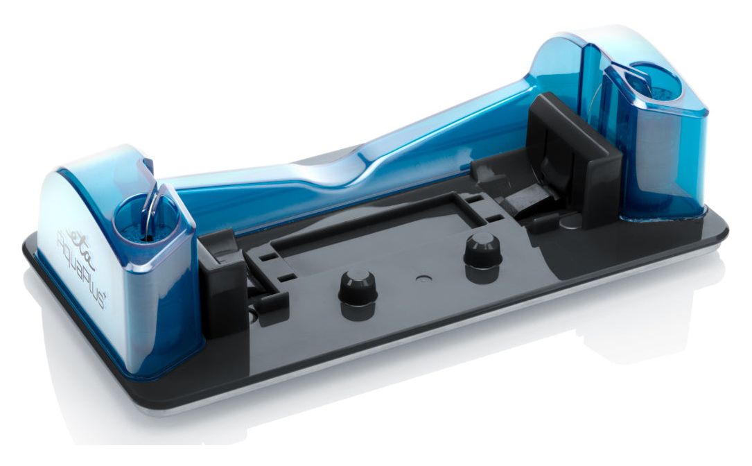 Moneto II Aqua Plus Handstaubsauger Beutellos bis 50 min Laufzeit 21,6 V HEPA  (Blau, Weiß) 