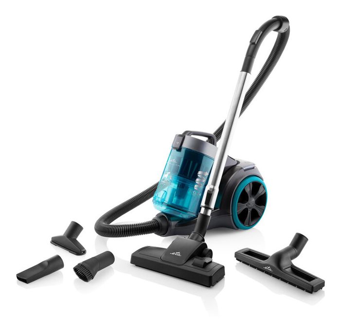 Stellar Bodenstaubsauger Beutellos 700 W HEPA  (Schwarz, Blau) 