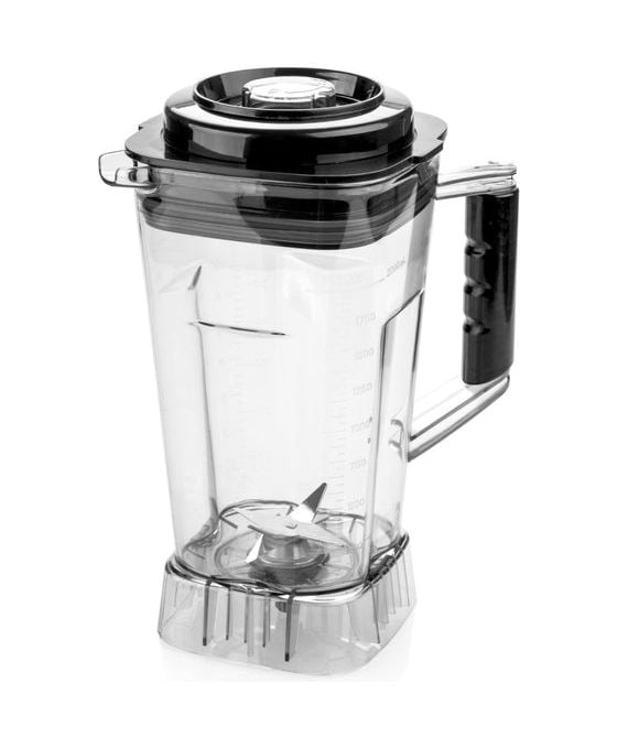 Vital Blend Fit 2 l Standmixer 9 Geschwindigkeiten 1800 W  (Grau, Weiß) 