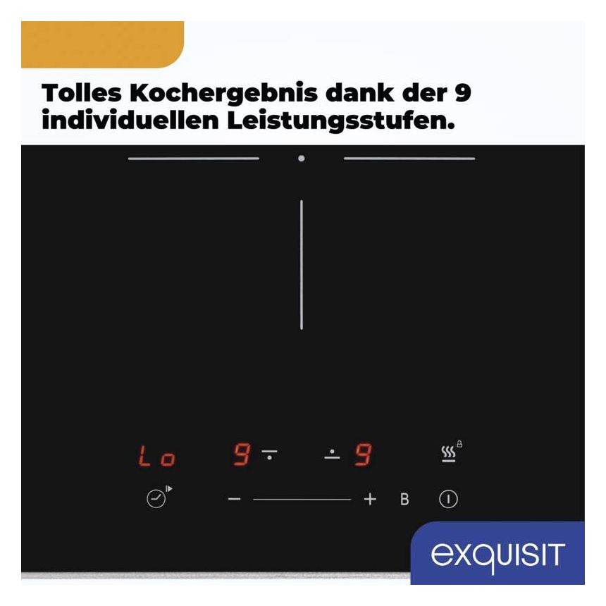 EKI300-B-R-380 autarkes 29.5 cm Induktions Kochfeld/Herdplatte 2 Zone(n) 