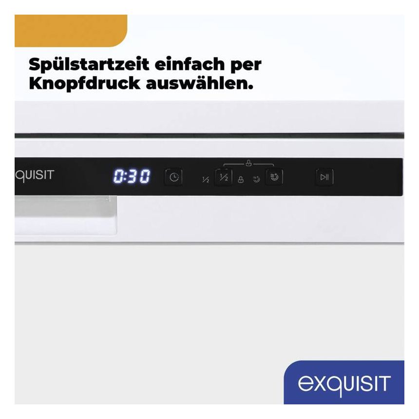 GSP6312-030E 60 cm Geschirrspüler freistehend Leise 12 Maßgedecke 