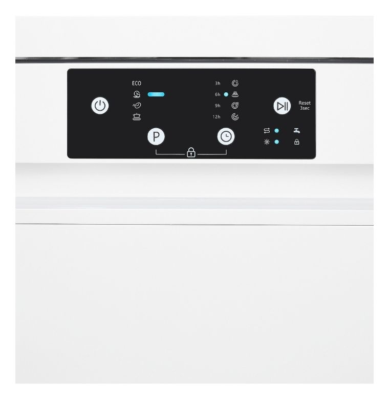 GSP9109-451D 45 cm Geschirrspüler freistehend Leise 9 Maßgedecke aquaStop Funktion 
