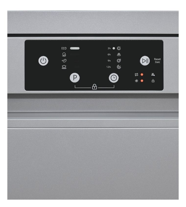 GSP9109-451D 45 cm Geschirrspüler freistehend Leise 9 Maßgedecke aquaStop Funktion 