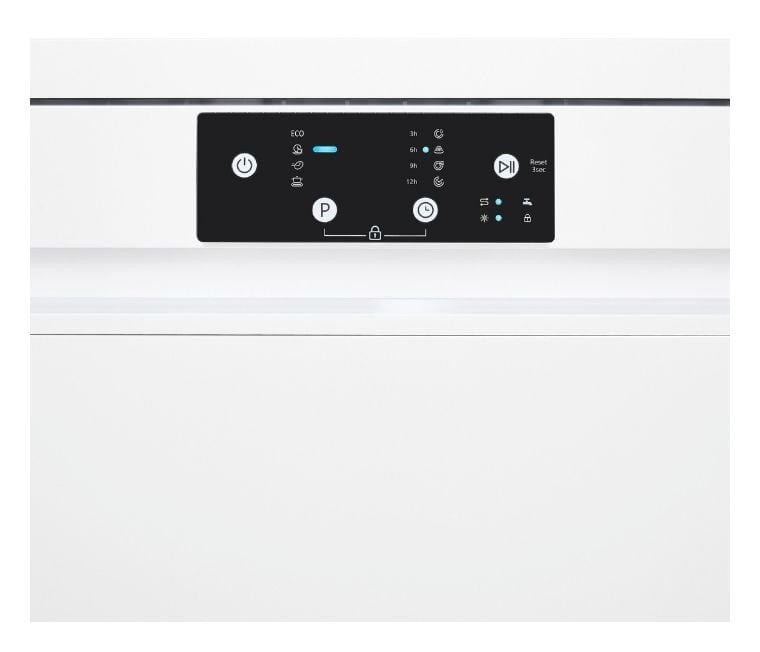 GSP9114-451D 60 cm Geschirrspüler freistehend Leise 14 Maßgedecke aquaStop Funktion 