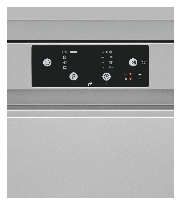 GSP9114-451D 60 cm Geschirrspüler freistehend Leise 14 Maßgedecke aquaStop Funktion 