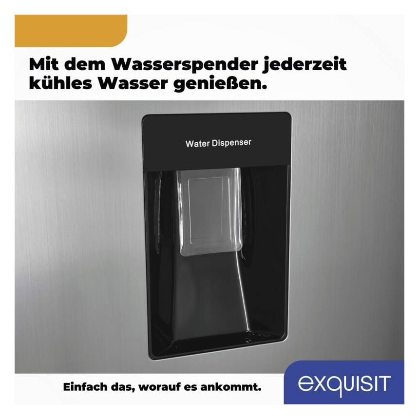 KGC265-70-NF-WS-040C 180 l / 71 l Kühl-Gefrierkombi freistehend NoFrost 141 kWh Jahr  (Schwarz, Edelstahl) 