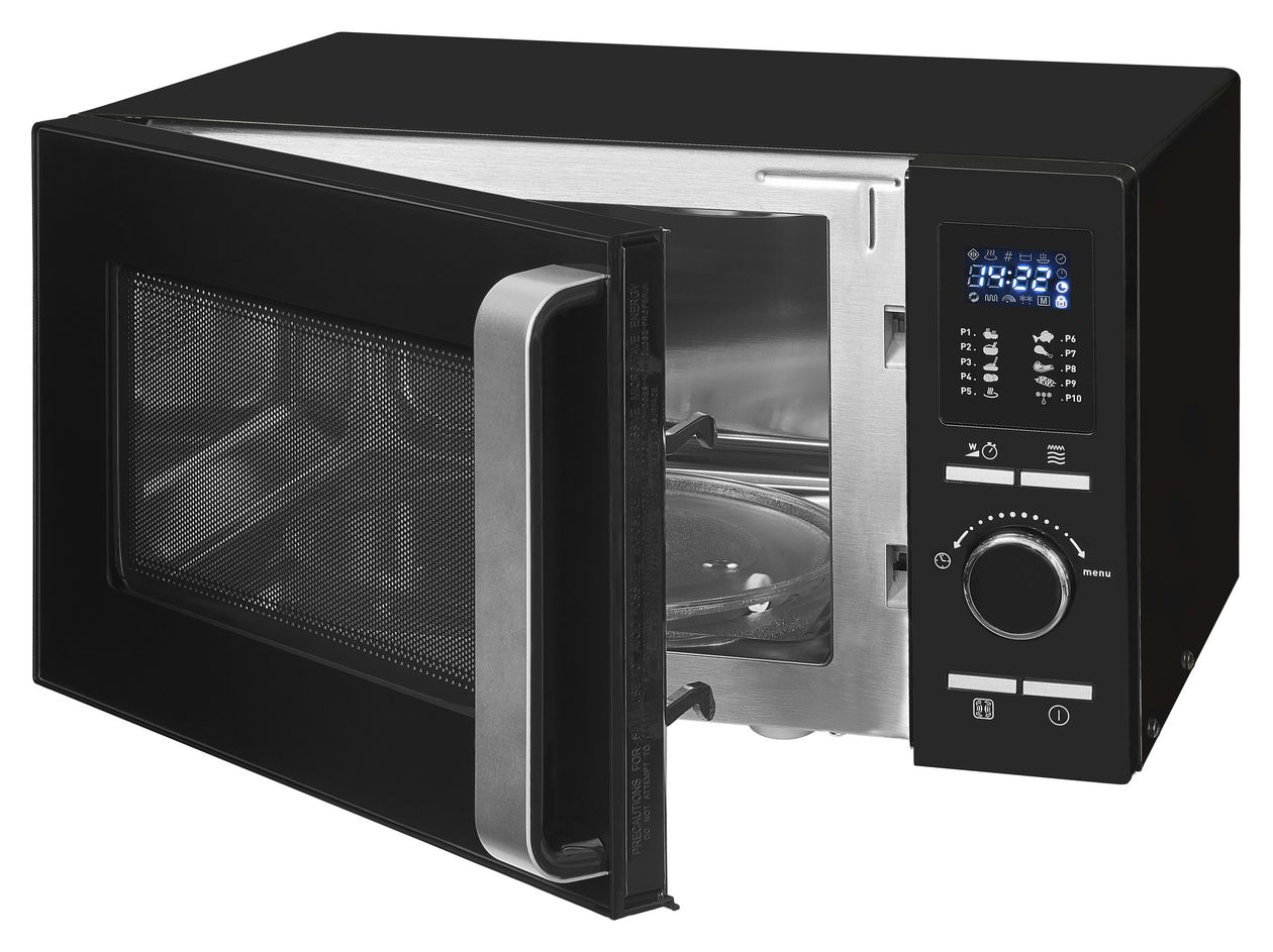MW8925-7 Freistehende Mikrowelle 900 W Größe: klein 11 Stufen Grill  (Schwarz) 
