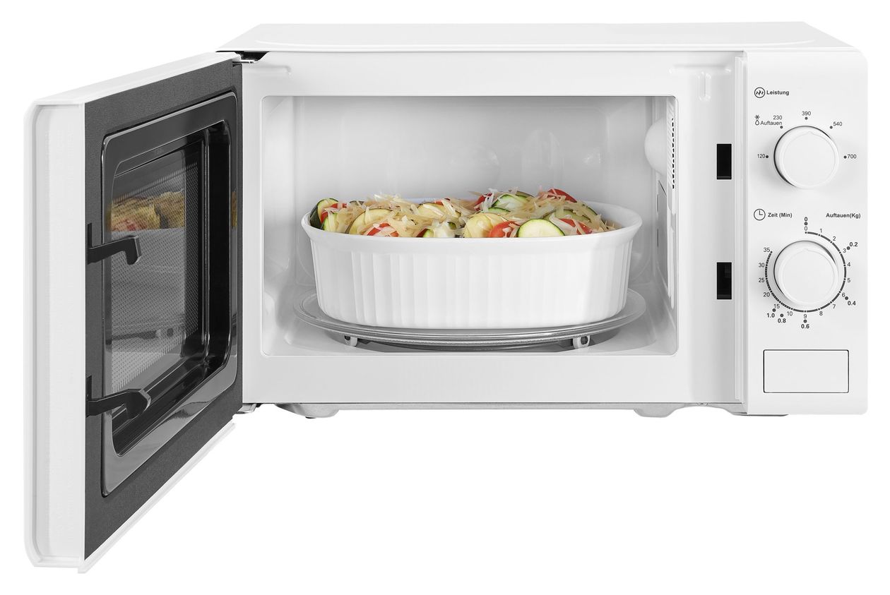 MW900-030 Freistehende Mikrowelle 700 W Größe: klein 5 Stufen  (Weiß) 