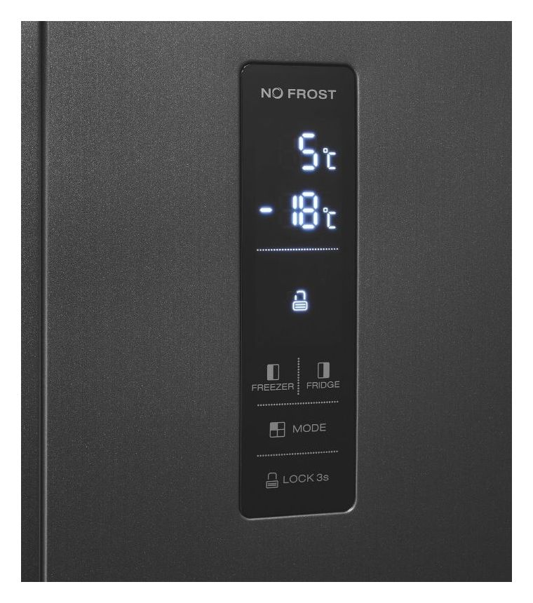 SBS46-040E Side-by-Side Kühl-/ Gefrierkombination 291 l / 148 l 287 kWh NoFrost 1770 mm x 910 mm  (Schwarz) 
