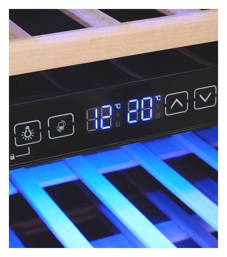 WS2-114GTE-160G Weinkühler Freistehend EEK: G 45 Flasche(n) 