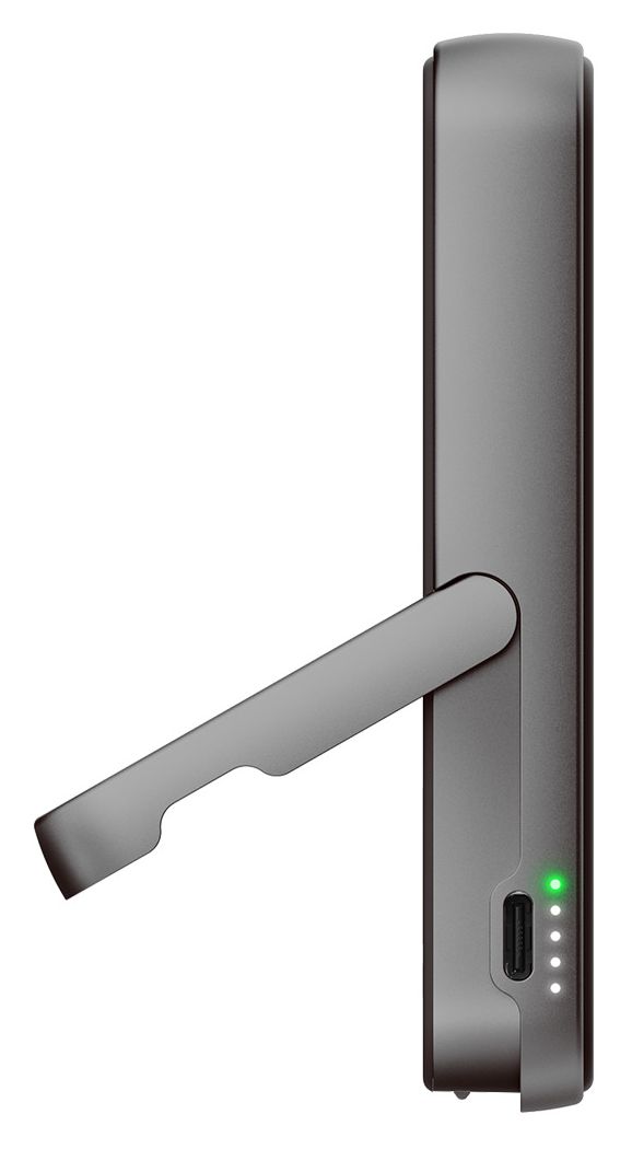 Magnetic Wireless 10000 mAh Powerbank USB Typ-C Kabelloses Laden  (Grau) 