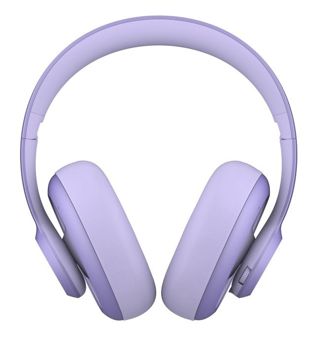 Clam Ace Over Ear Bluetooth Kopfhörer kabellos 60 h Laufzeit USB Typ-C  (Lila) 