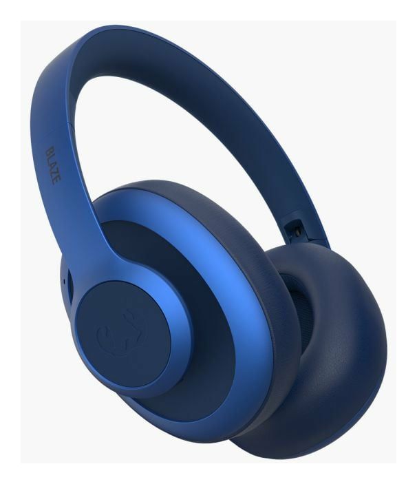 Clam Blaze Over Ear Bluetooth Kopfhörer kabellos 80 h Laufzeit  (Blau) 