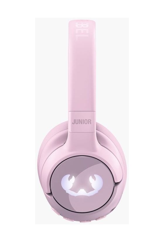 Clam Junior Ohraufliegender Bluetooth Kopfhörer kabellos 60 h Laufzeit USB Typ-C  (Pink) 