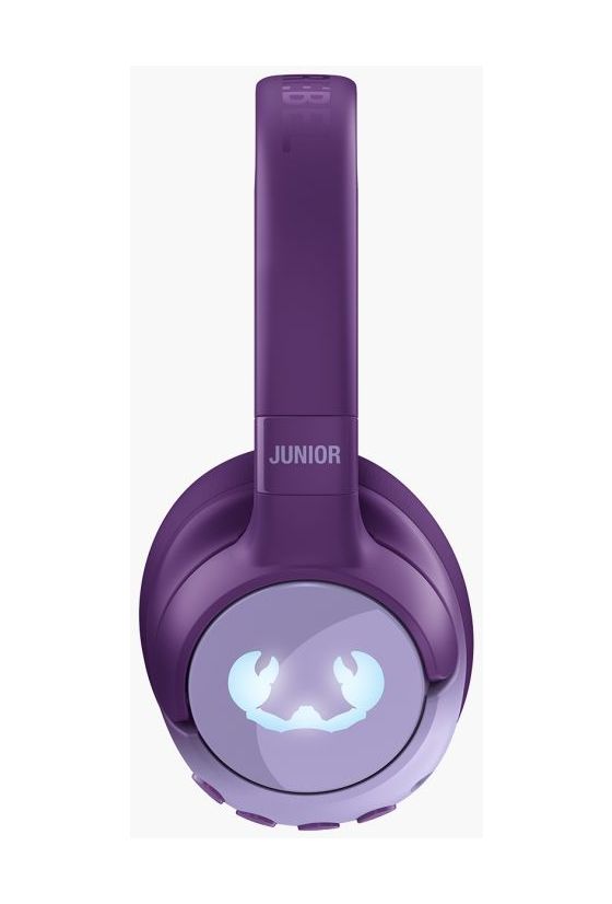 Clam Junior Ohraufliegender Bluetooth Kopfhörer kabellos 60 h Laufzeit USB Typ-C  (Violett) 