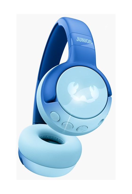 Code Junior Ohraufliegender Bluetooth Kopfhörer kabellos 48 h Laufzeit USB Typ-C  (Blau, Cyan) 