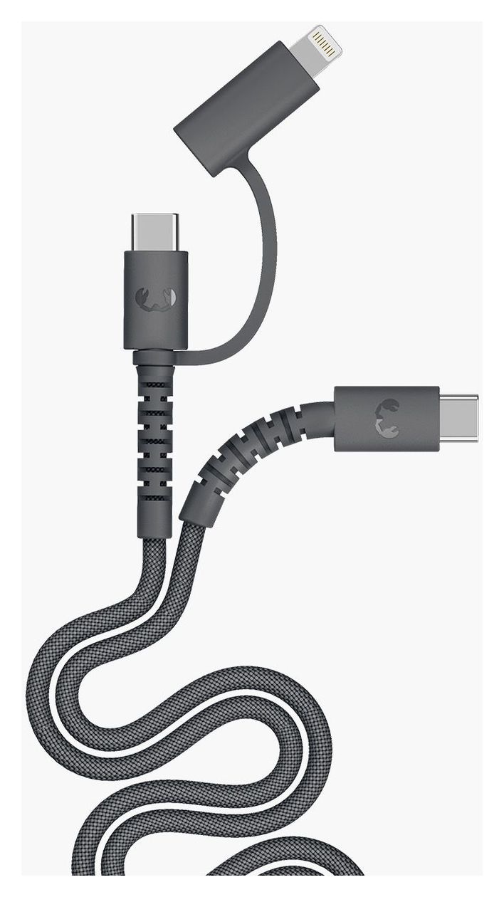 FlexWave Lightning auf USB C Männlich 2 m  (Schwarz) 