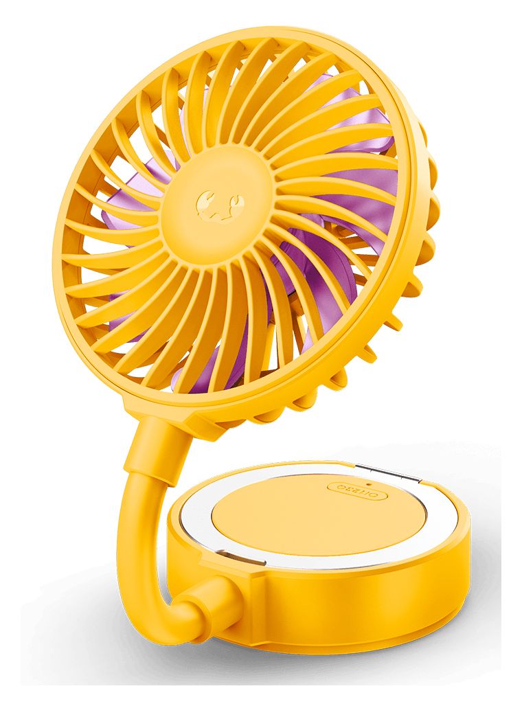 Magnetic Fan Handventilator  (Orange) 