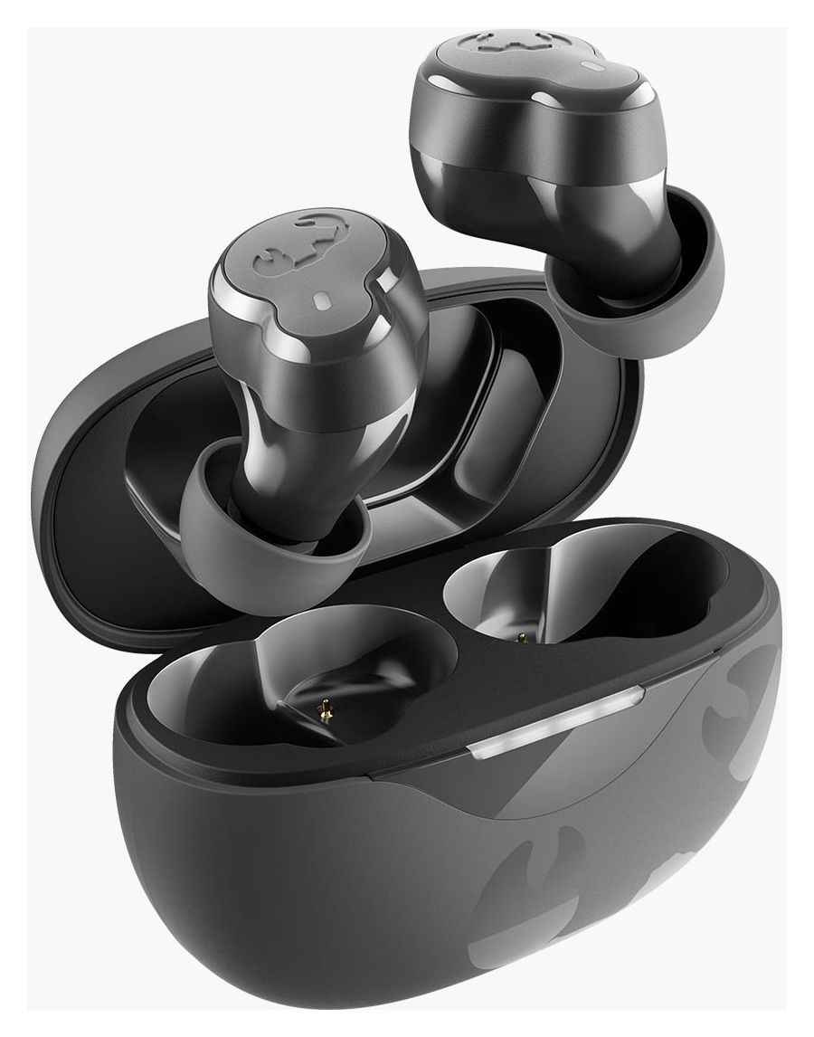 Twins Breez In-Ear Bluetooth Kopfhörer kabellos 7 h Laufzeit USB Typ-C  (Grau) 