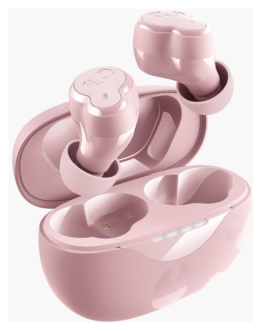 Twins Breez In-Ear Bluetooth Kopfhörer kabellos 7 h Laufzeit USB Typ-C  (Pink) 
