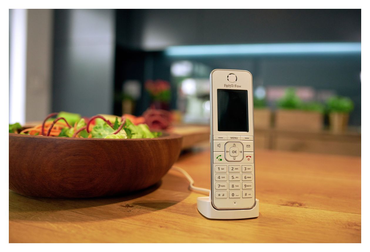FRITZ!Fon C6 DECT-Telefon  (Weiß) 