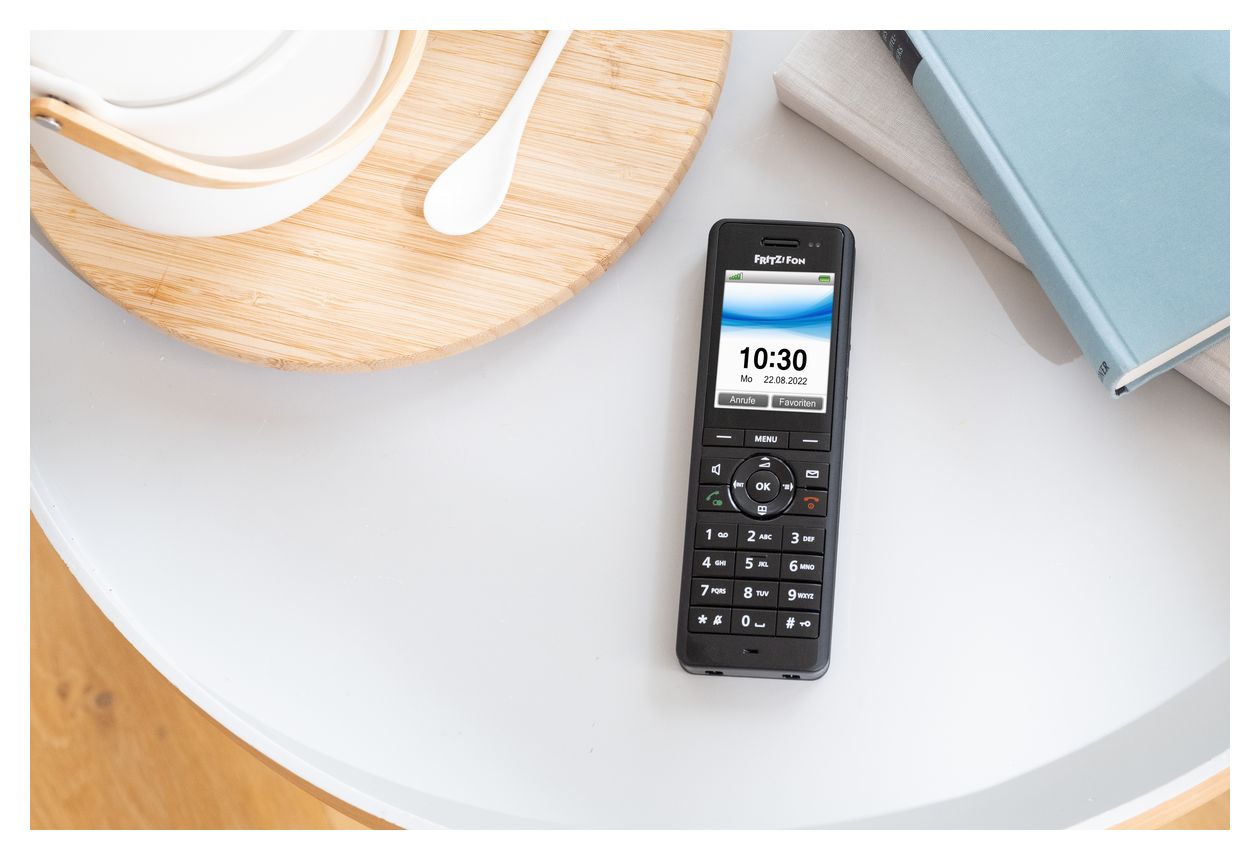 FRITZ!Fon X6 DECT-Telefon  (Schwarz) 