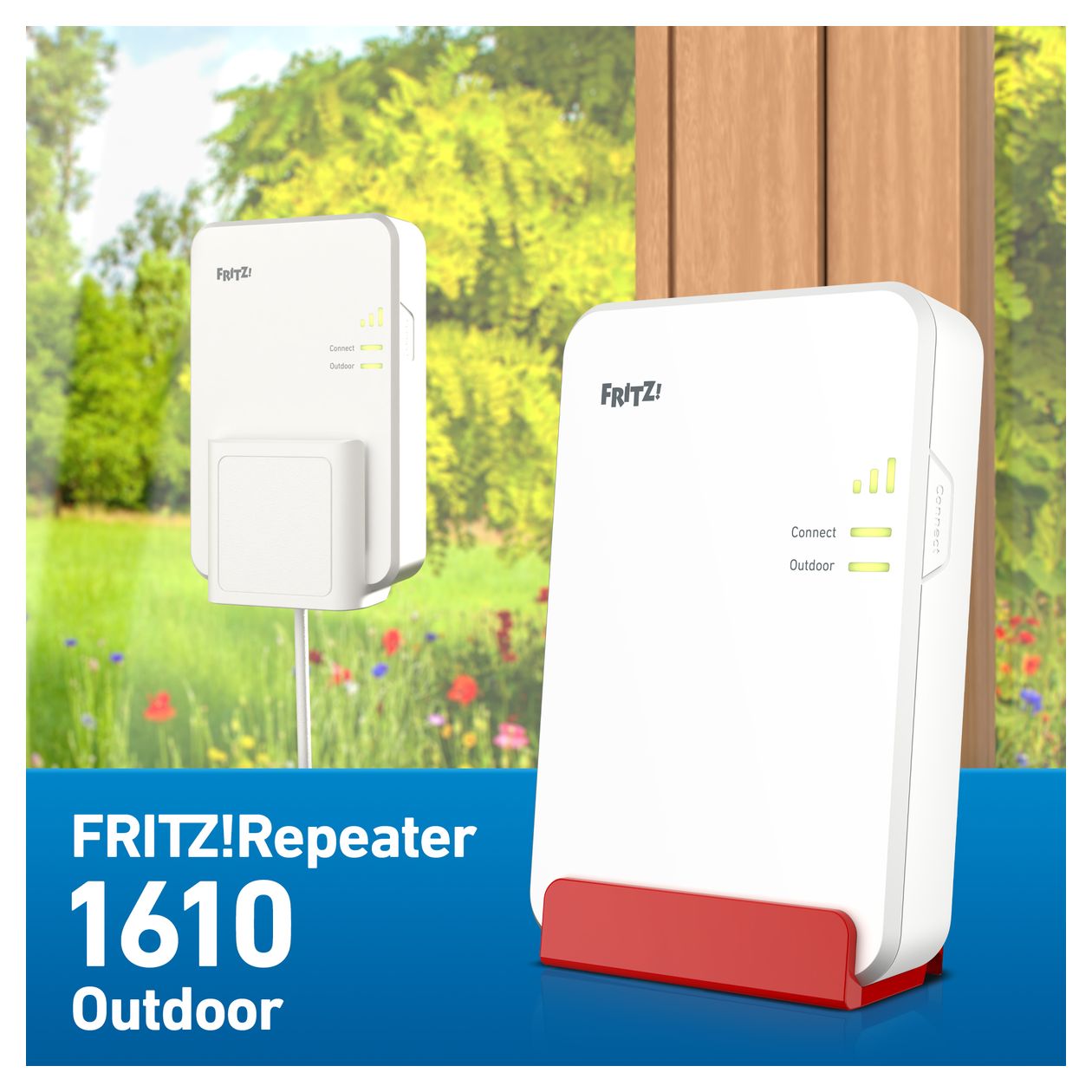 FRITZ!Repeater 1610 Outdoor WiFi 6 Dual-Band (2,4 GHz/5 GHz) 3000 Mbit/s 