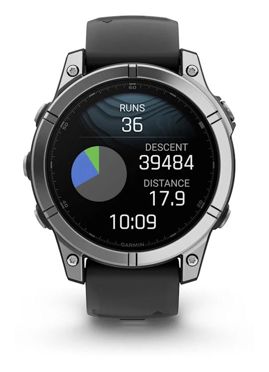 Fenix E Digital 47 mm  Smartwatch Rund  (Edelstahl) 