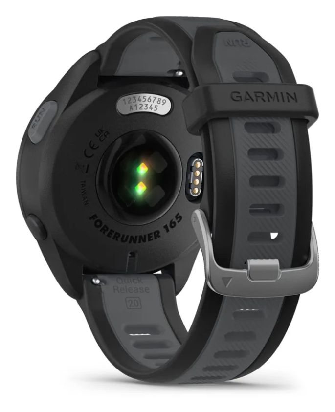 Forerunner 165 Digital 43 mm Smartwatch Rund  (Schwarz) 
