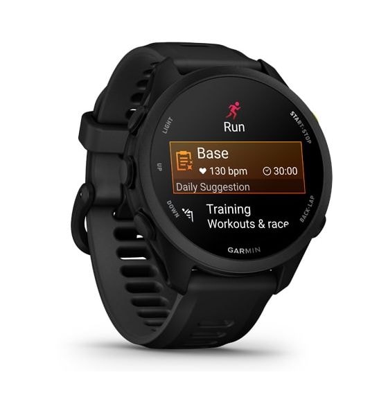 Forerunner 70 Digital 30 mm Smartwatch Rund  (Schwarz) 