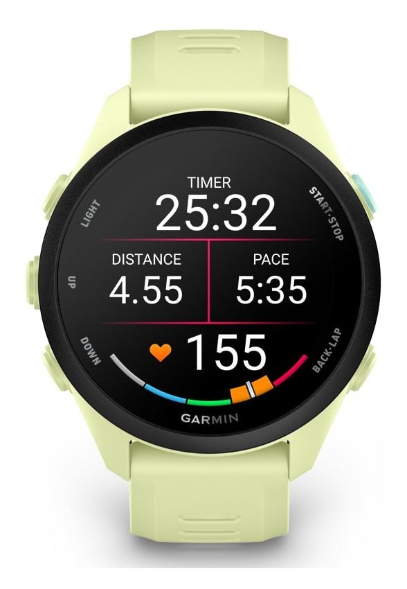 Forerunner 70 Digital 30 mm Smartwatch Rund  (Limette) 