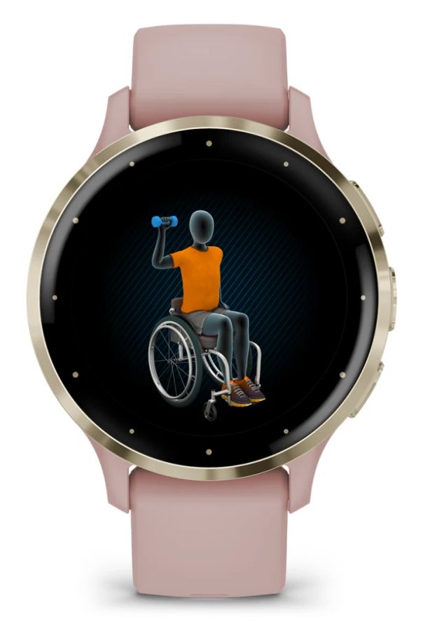 Venu 3S Digital 41 mm Smartwatch Rund  (Gold, Rose) 