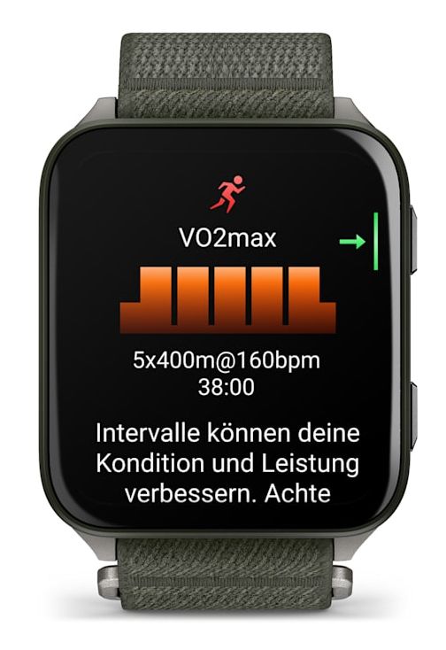 Venu X1 Digital Smartwatch Rechteckig 264 h  (Grau) 