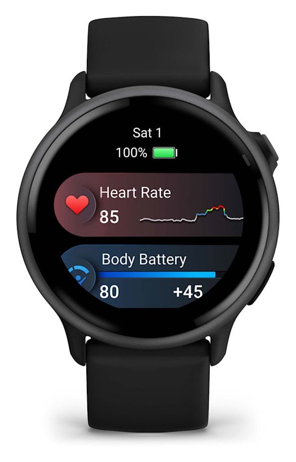 Vivoactive 6 42 mm  Smartwatch Rund 264 h  (Schwarz) 