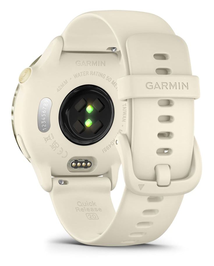 Vivoactive 6 42 mm  Smartwatch Rund 264 h  (Weiß) 