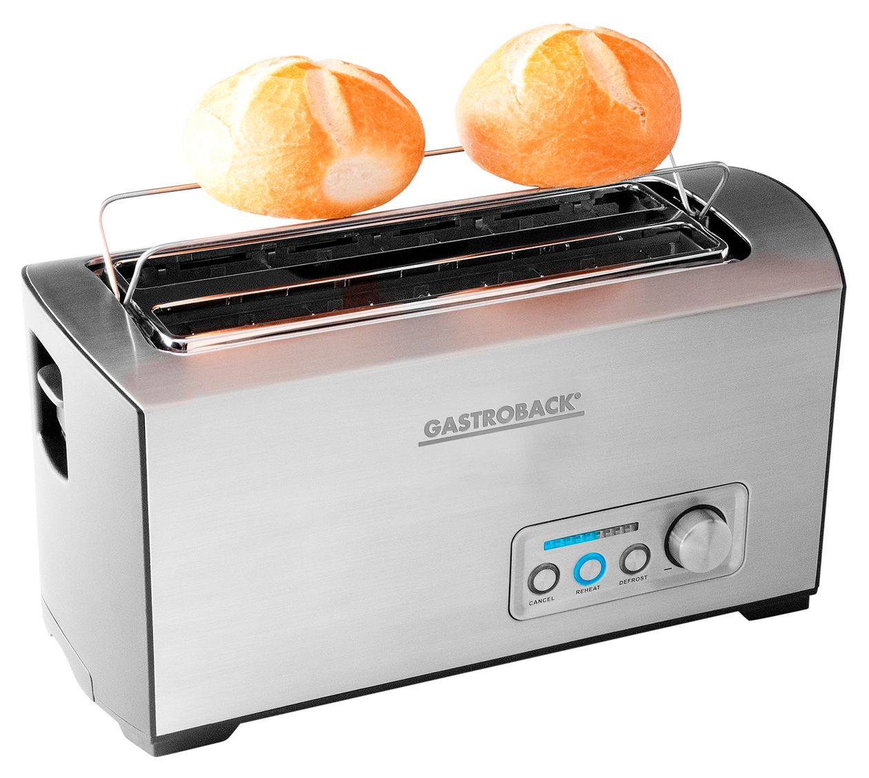 42398 Design Classic Toaster 1500 W 2 Scheibe(n) 9 Stufen  (Schwarz, Edelstahl) 
