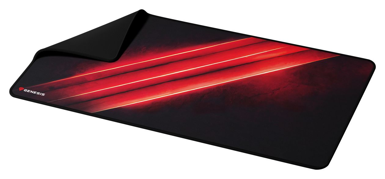 Carbon 500 Maxi Flash G2 Mauspad  (Schwarz, Rot) 