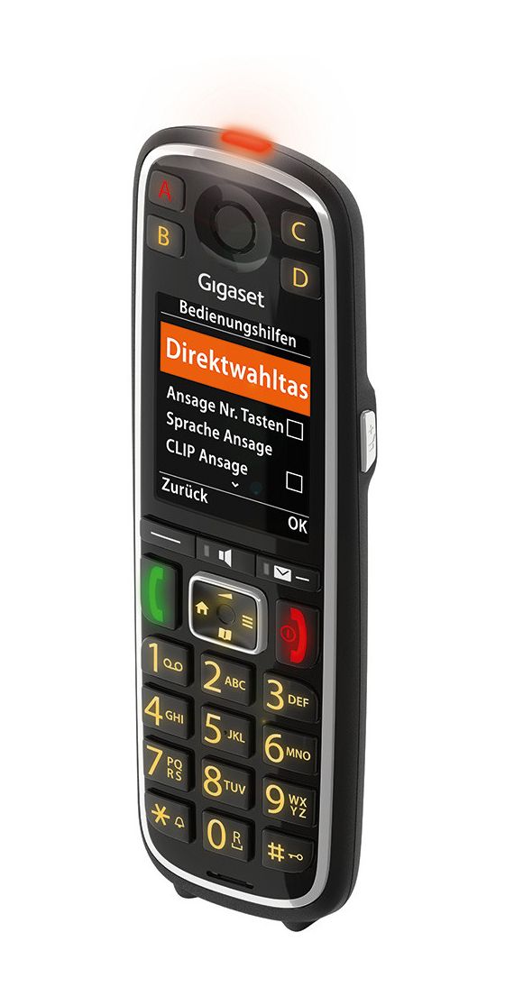 E720HX Analoges/DECT-Telefon  (Schwarz) 