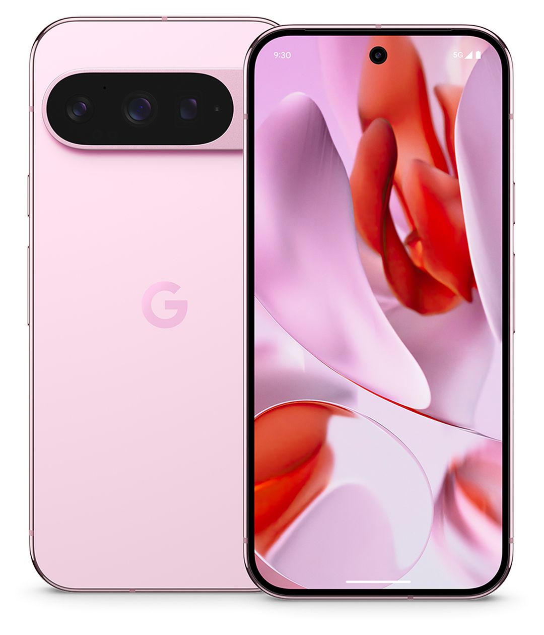 Pixel 9 Pro 256 GB 5G Smartphone 16 cm (6.3 Zoll) Android 50 MP Dreifach Kamera Dual Sim (Rose Quartz) 