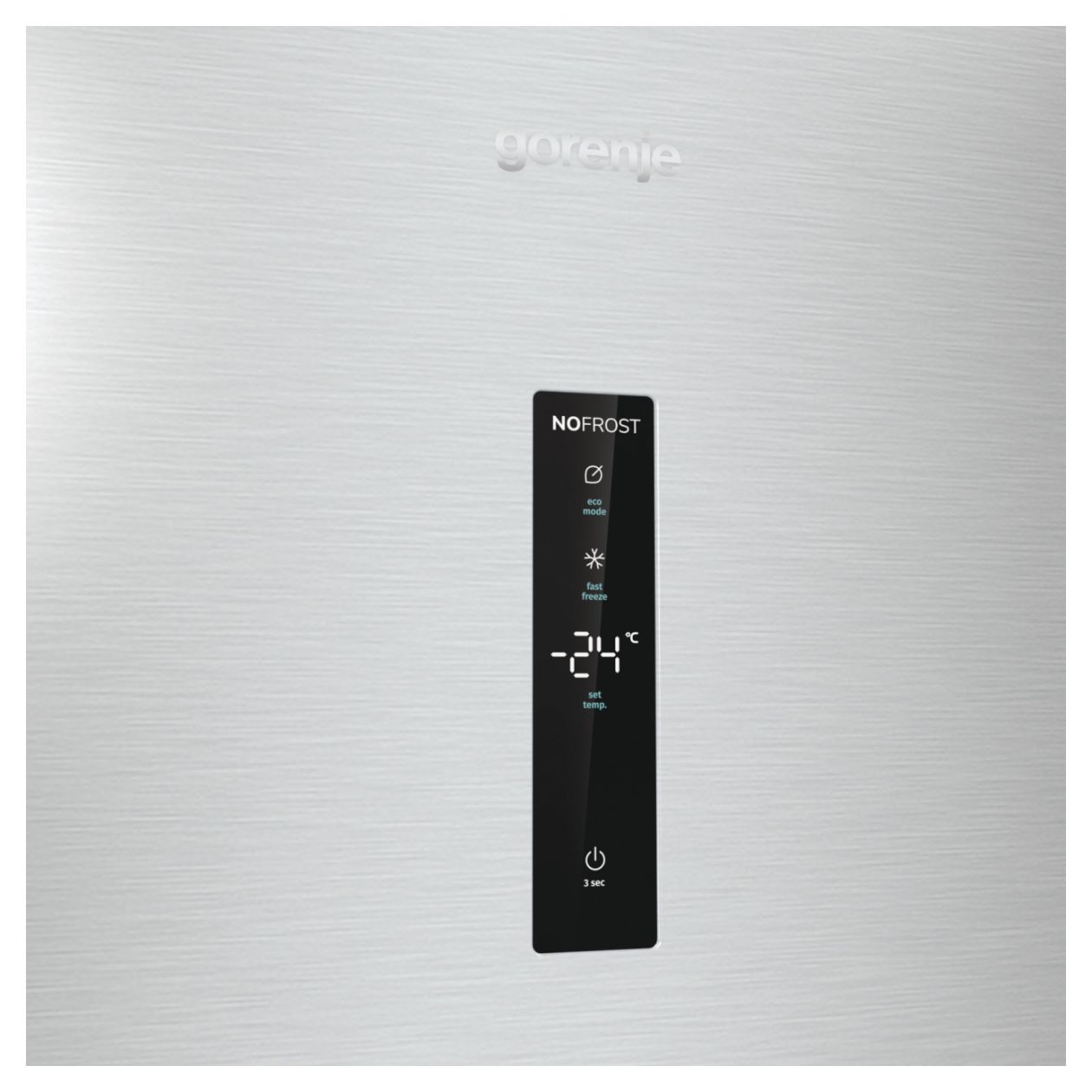 FN619DAXL6 280 l Gefrierschrank 198,72 kWh Jahr NoFrost (Grau, Edelstahl, Dunkles Grau) 