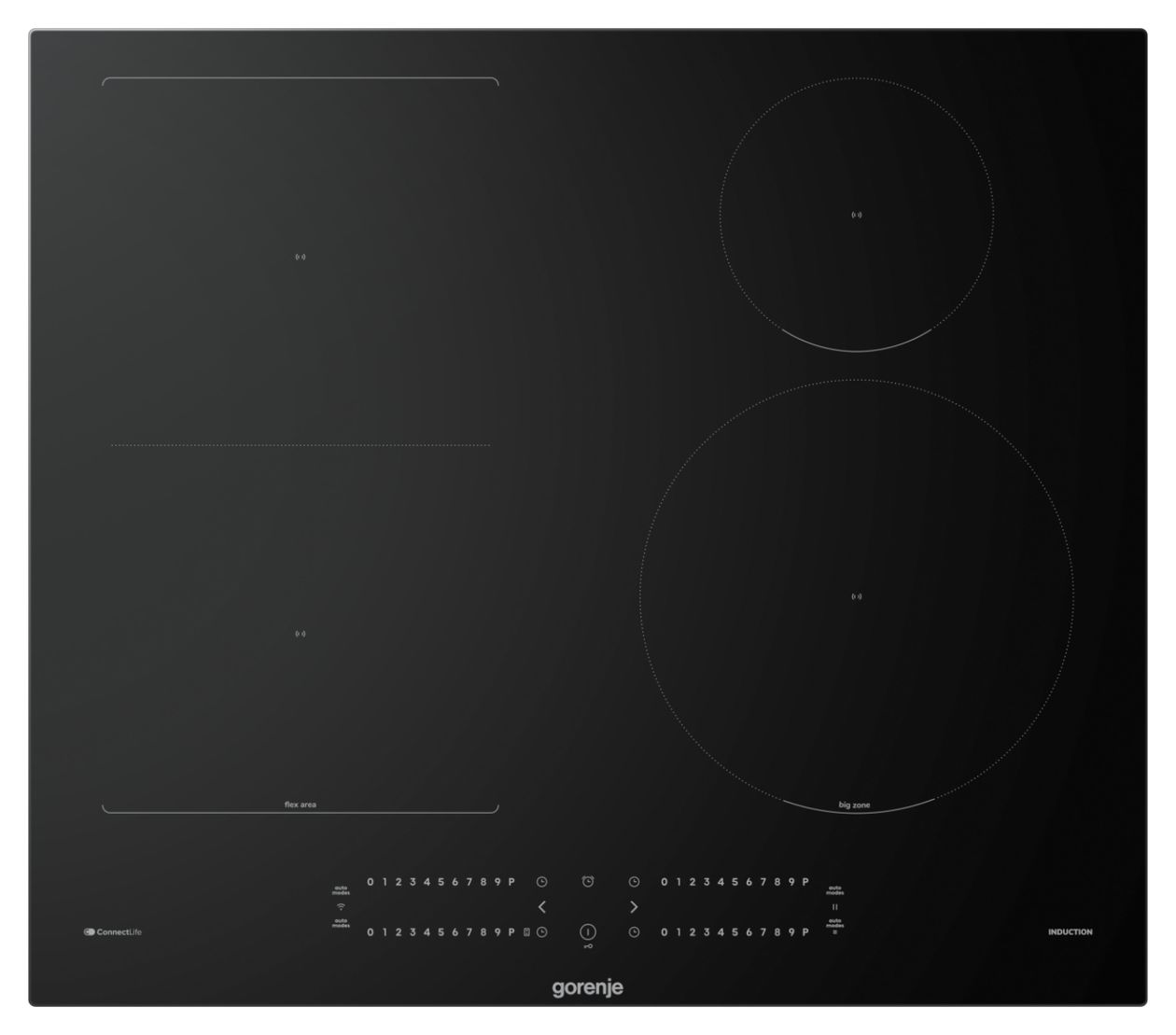 GI6432BSCWF autarkes 60 cm Induktions Kochfeld/Herdplatte 4 Zone(n) 